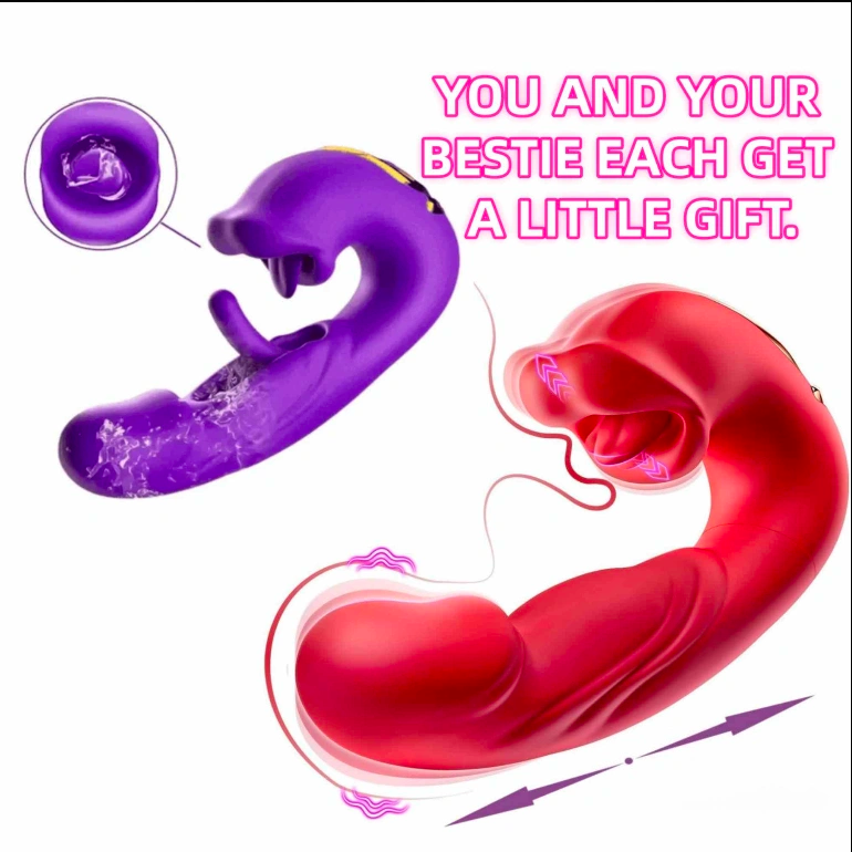 💖 2026 AI Smart G-Spot Massager with APP Control ✨ 7 Pulse Modes & 5 Tongue Teasing Patterns + Surprise Gift Included