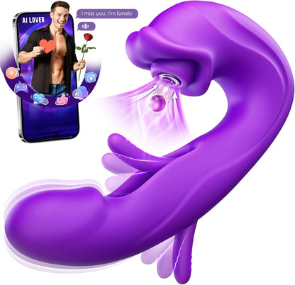 💥2026  New AI Sync G-Spot Vibrator Support APP control 💞 7 Vibration & 5 Licking Modes + Free Mystery Gift | 30-Day Fast Refund