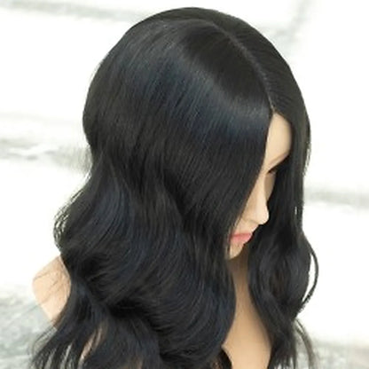 100% Real Human Hair Topper Natural Volume in Seconds