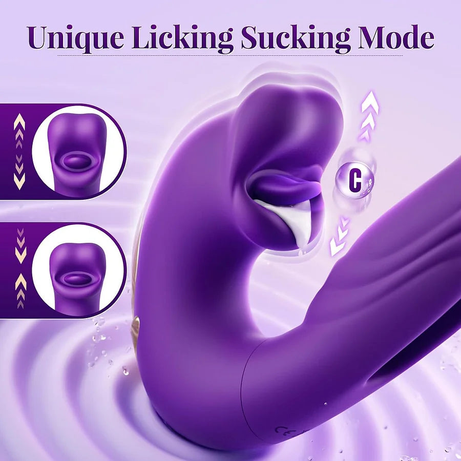 💥2026  New AI Sync G-Spot Vibrator Support APP control 💞 7 Vibration & 5 Licking Modes + Free Mystery Gift | 30-Day Fast Refund