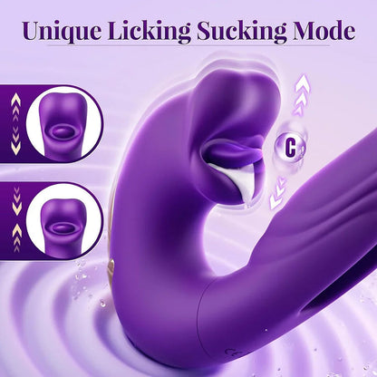 💖 2026 AI Smart G-Spot Massager with APP Control ✨ 7 Pulse Modes & 5 Tongue Teasing Patterns + Surprise Gift Included