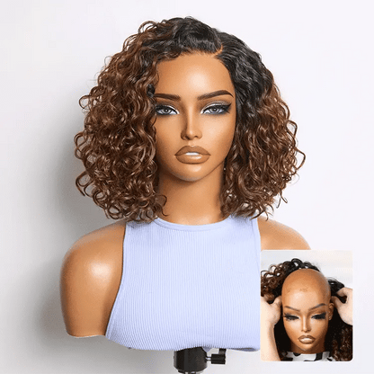 MIAOFIN🔥Final Hours—Up to 90% Off🔥Ready-to-Wear Glueless Curly Bob Wig