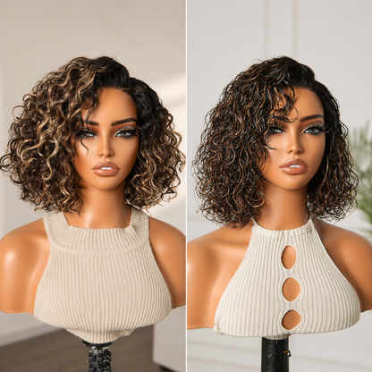 MIAOFIN🔥Final Hours—Up to 90% Off🔥Ready-to-Wear Glueless Curly Bob Wig