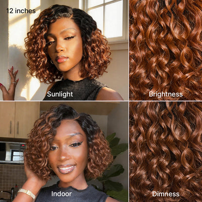 MIAOFIN🔥Final Hours—Up to 90% Off🔥Ready-to-Wear Glueless Curly Bob Wig