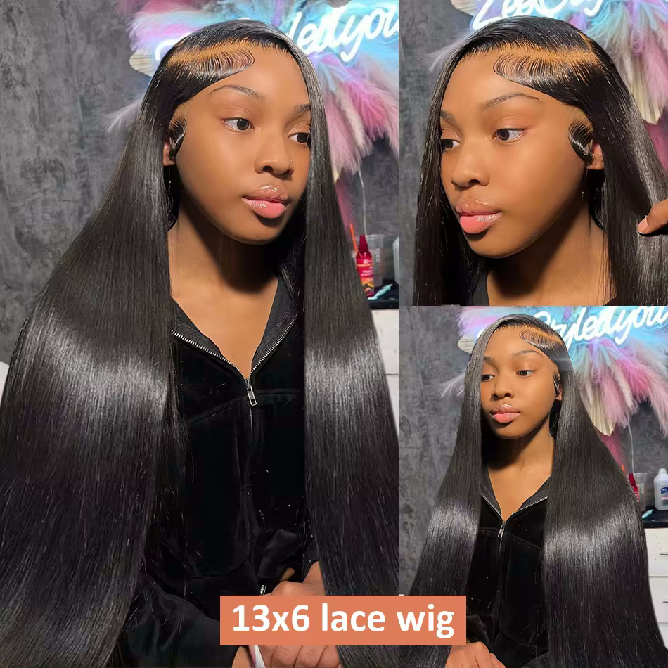 250% Density Glueless HD Lace Straight Wig