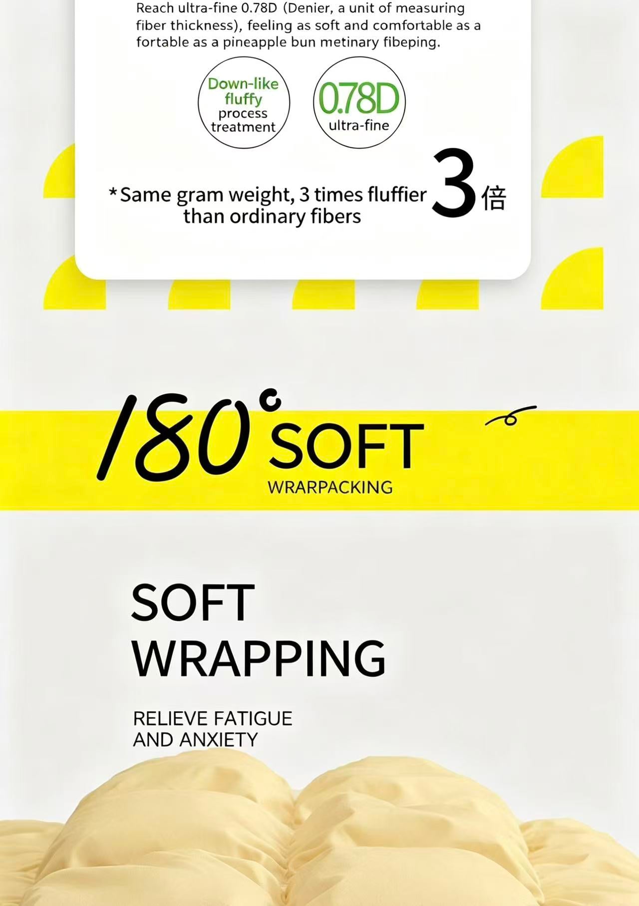 100% Cotton Pineapple Bun Pillows, Neck Support Pillows for Adults, Improve Sleep, Available in Pair & Single Pack