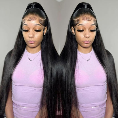 bunGiol 5x5 Glueless Wigs Human Hair Pre Plucked Pre Cut 24 Inch Body Wave Lace Front Wigs Human Hair 180% Put on And Go Glueless Wig For Black Women