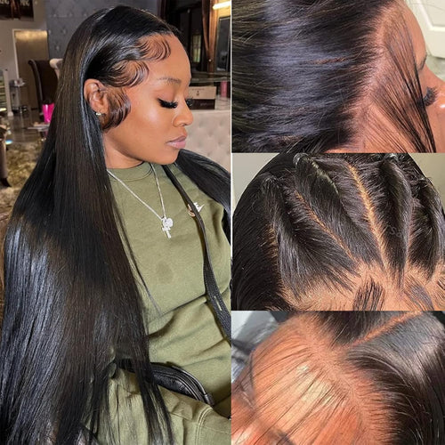 bunGiol 5x5 Glueless Wigs Human Hair Pre Plucked Pre Cut 24 Inch Body Wave Lace Front Wigs Human Hair 180% Put on And Go Glueless Wig For Black Women