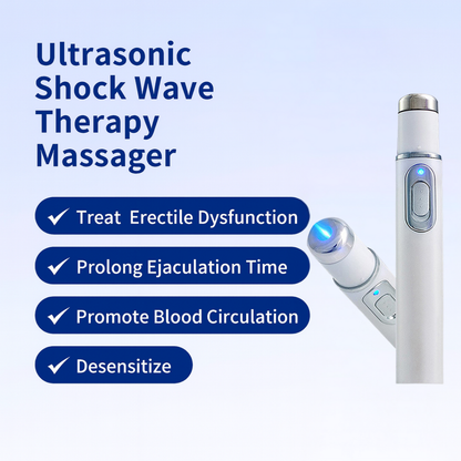 👍Upgraded Ultrasonic Shockwave Device for Deep Tissue Therapy