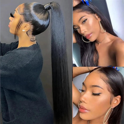 250% Density Glueless HD Lace Straight Wig