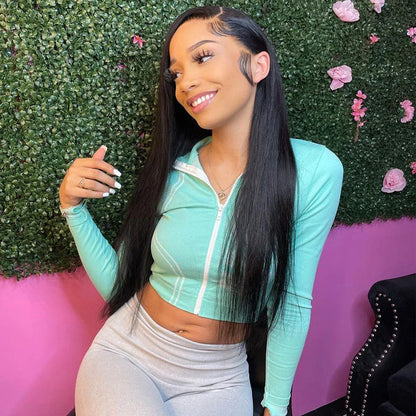 250% Density Glueless HD Lace Straight Wig