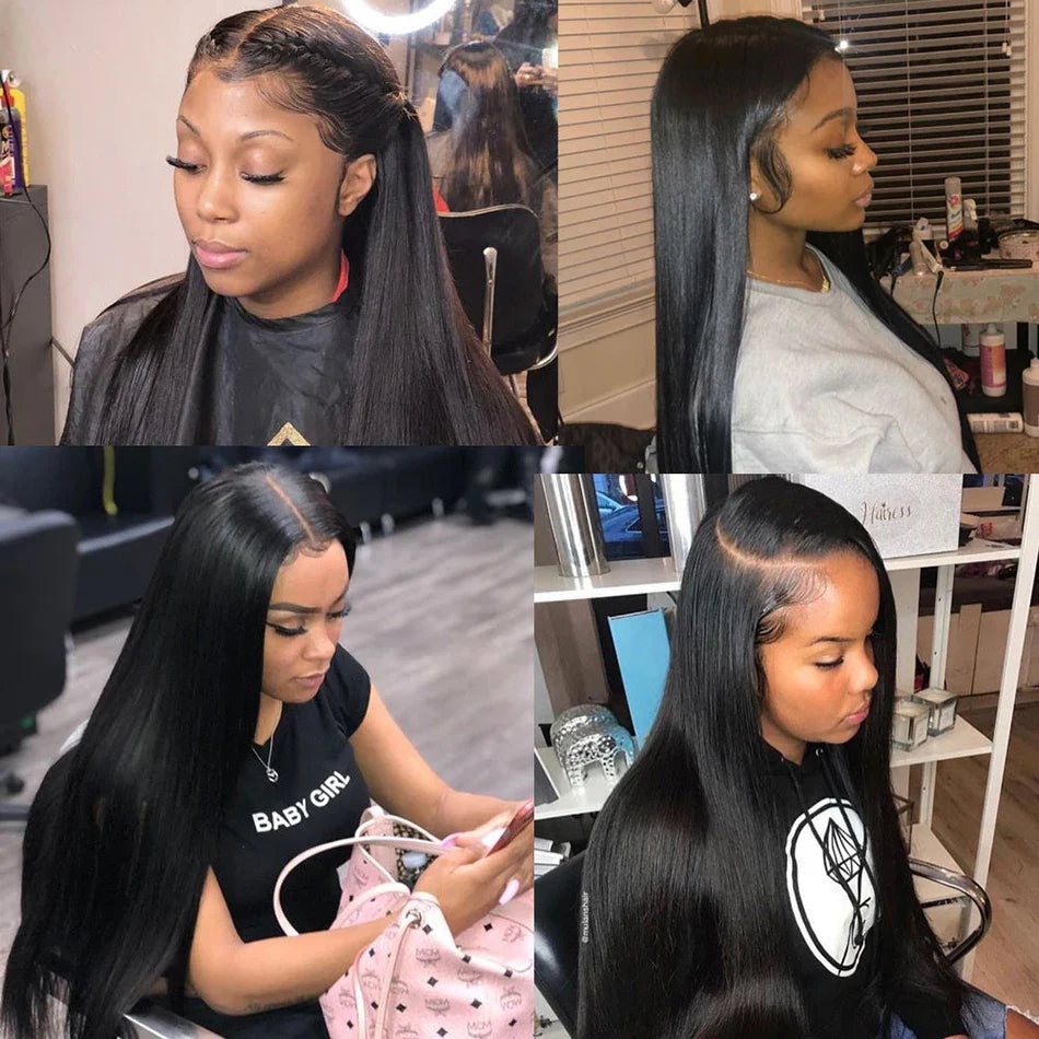 250% Density Glueless HD Lace Straight Wig