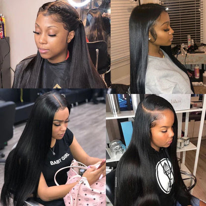 250% Density Glueless HD Lace Straight Wig