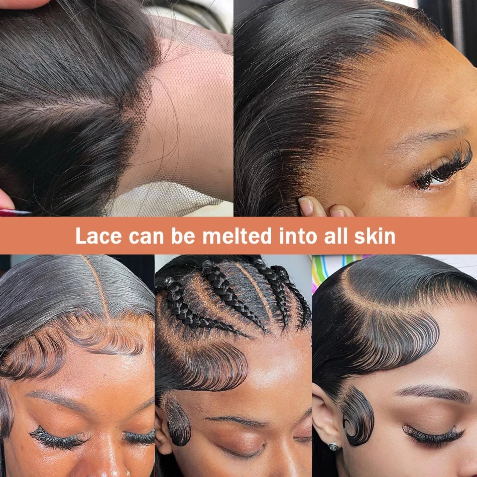 250% Density Glueless HD Lace Straight Wig