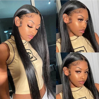 250% Density Glueless HD Lace Straight Wig