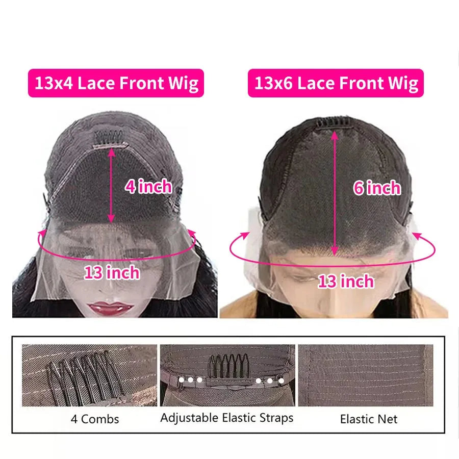 250% Density Glueless HD Lace Straight Wig