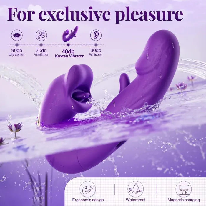💖 2026 AI Smart G-Spot Massager with APP Control ✨ 7 Pulse Modes & 5 Tongue Teasing Patterns + Surprise Gift Included