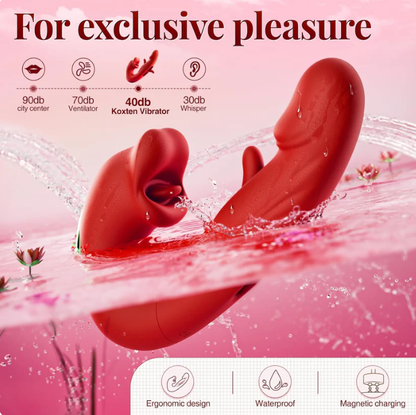💖 2026 AI Smart G-Spot Massager with APP Control ✨ 7 Pulse Modes & 5 Tongue Teasing Patterns + Surprise Gift Included