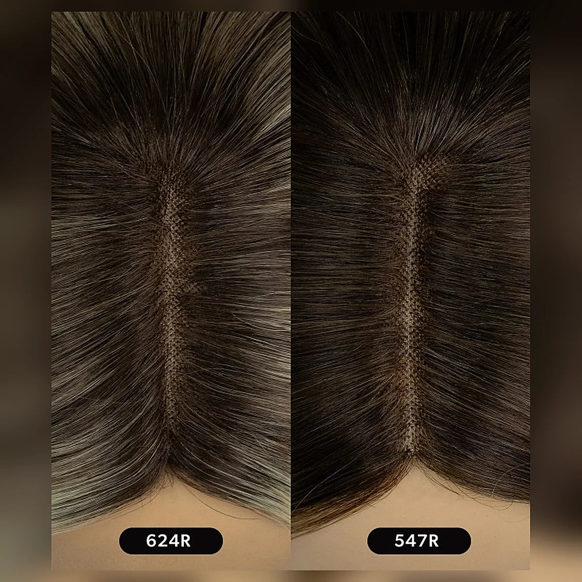 100% Real Human Hair Topper Natural Volume in Seconds