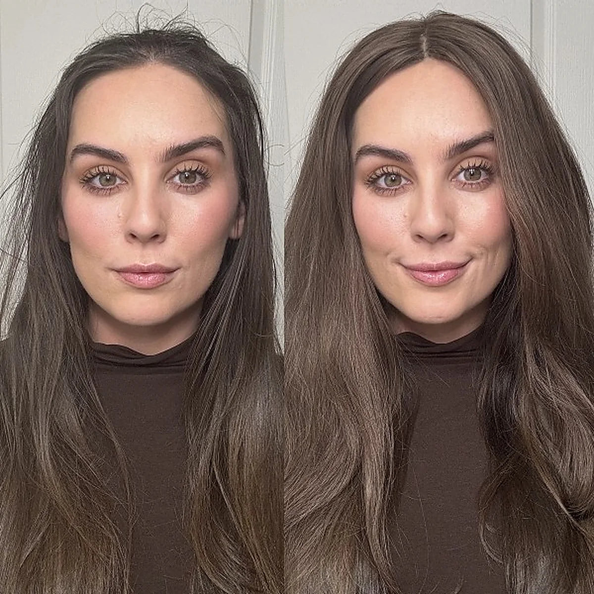 100% Real Human Hair Topper Natural Volume in Seconds