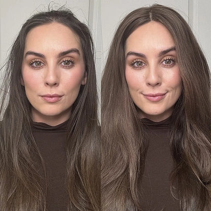 100% Real Human Hair Topper Natural Volume in Seconds