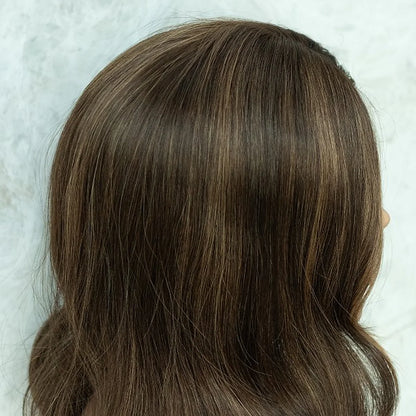 100% Real Human Hair Topper Natural Volume in Seconds