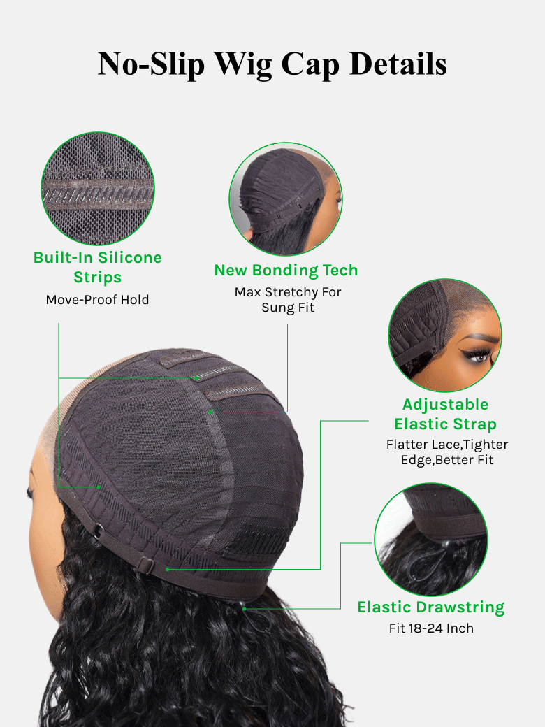 Ombre Chestnut Brown 13x4 Glueless Yaki Straight Human Hair Wig - Pre-Everything Wear & Go with Invisi Drawstring